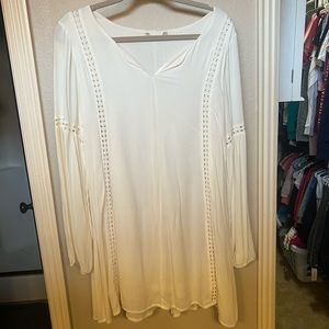 Off white dress! Worn once!